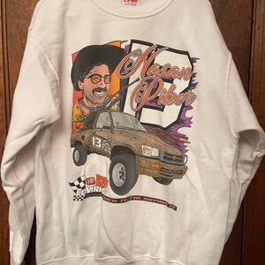 White Graphic Men's Sweater